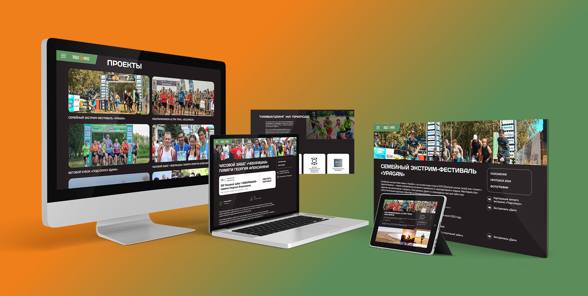 Создание сайта Подсолнух: Проекты